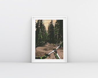 Ride the Trails: Epic Mountain Biking Poster