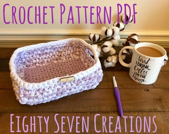 Basket of Scones Crochet Pattern PDF