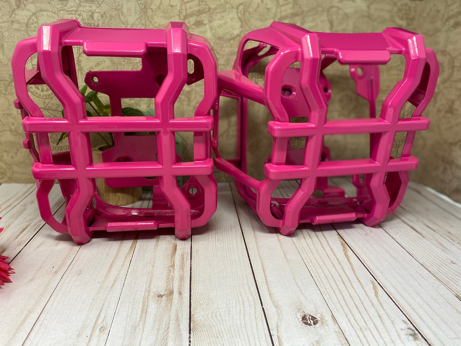 Passion pink Jeep Wrangler JL 2018-21 tail light covers for | Etsy