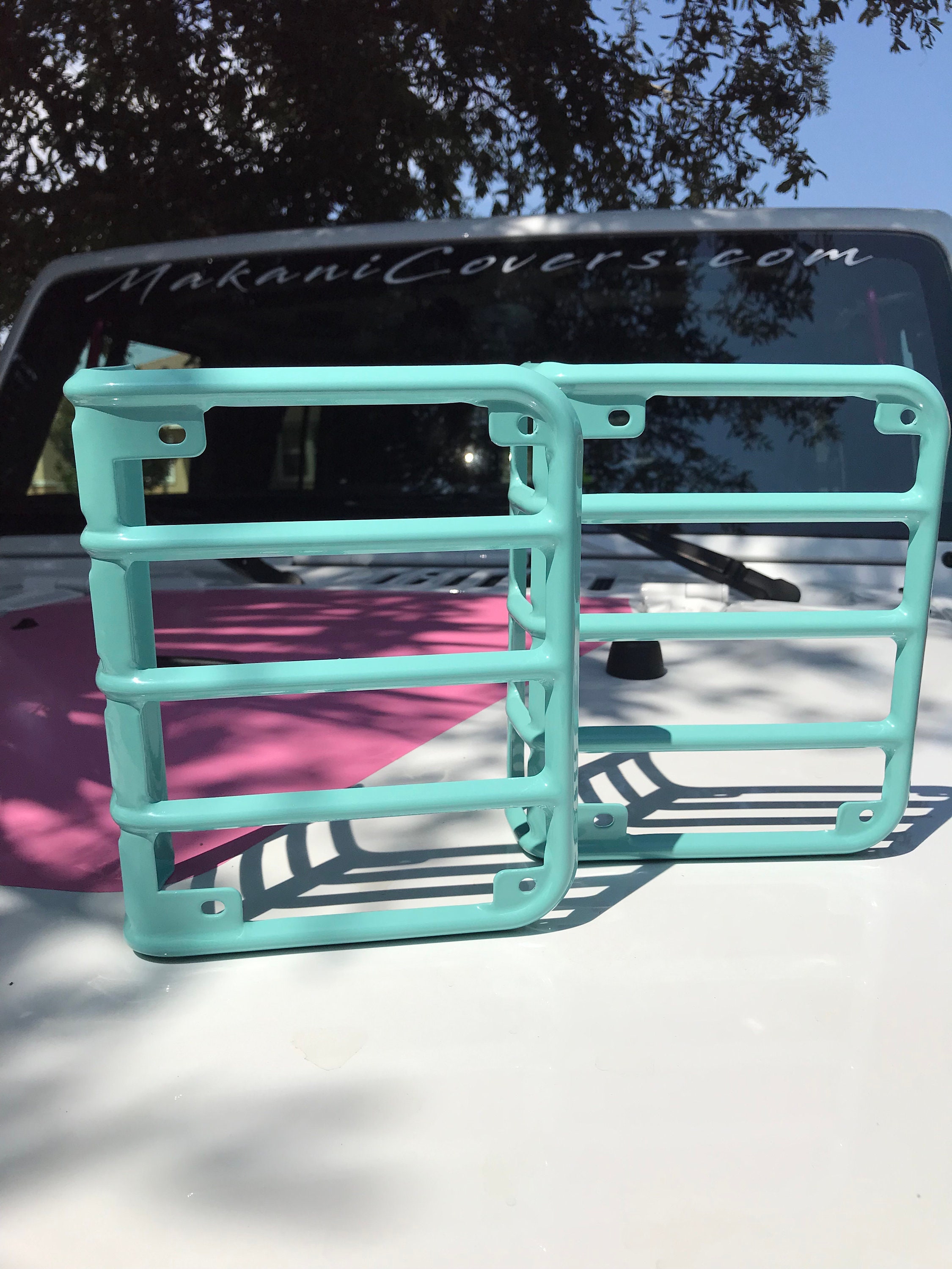 Jeep Wrangler Accessories Robins Egg Blue Tail Light Guards Etsy