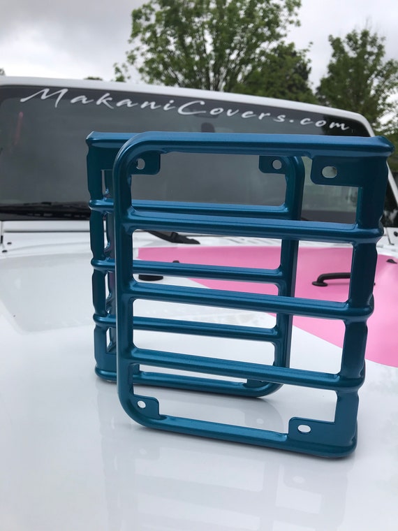 Jeep Wrangler Accessories Glokzin Teal Jeep Wrangler Tail Light Cover Jk 2 4 Door 2007 2017 18