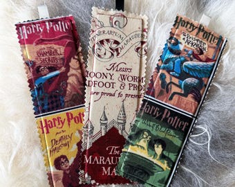 Harry Potter - Hand Made Fabric Bookmark