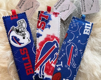 BUFFALO BILLS - Hand Made Fabric Bookmark