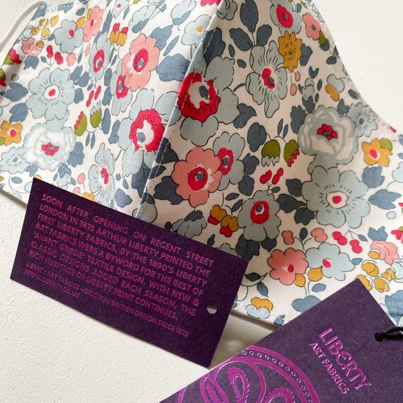 Liberty Of London Face Mask Etsy Liberty Of London Face Mask Etsy