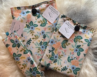 RIFLE PAPER CO - Fabric Book - Kindle Sleeve - Bookmark