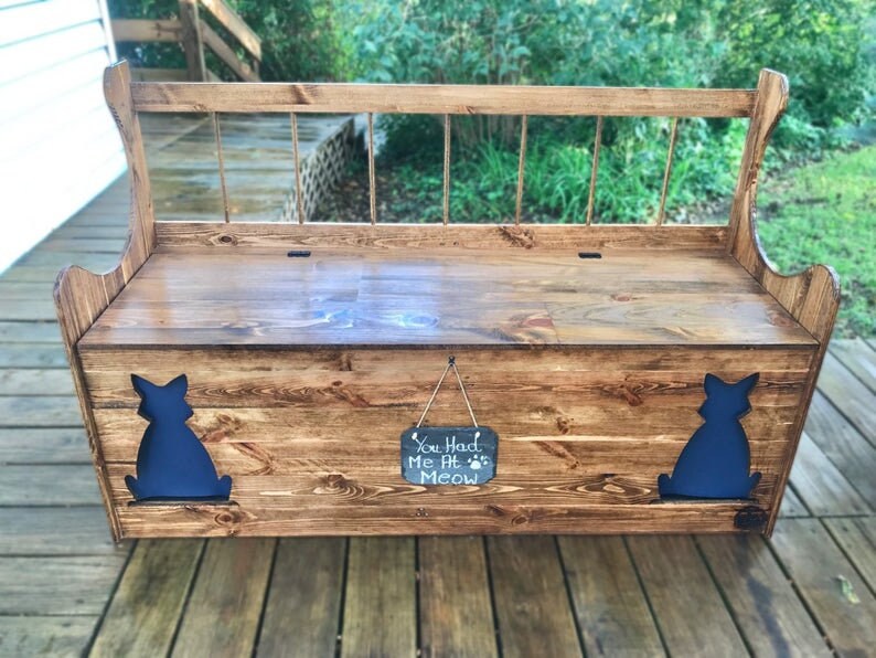 Custom Litter Boxes Enclosed Litter Boxes Reclaimed Wood Etsy