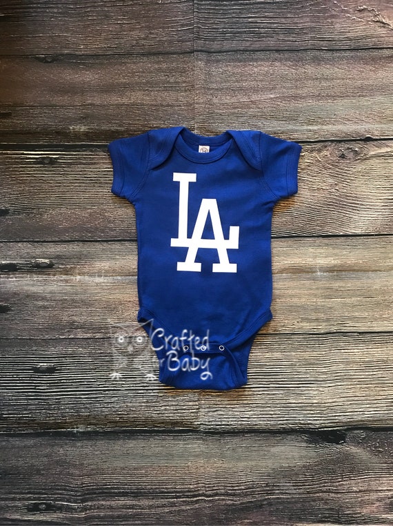 dodgers baby onesie
