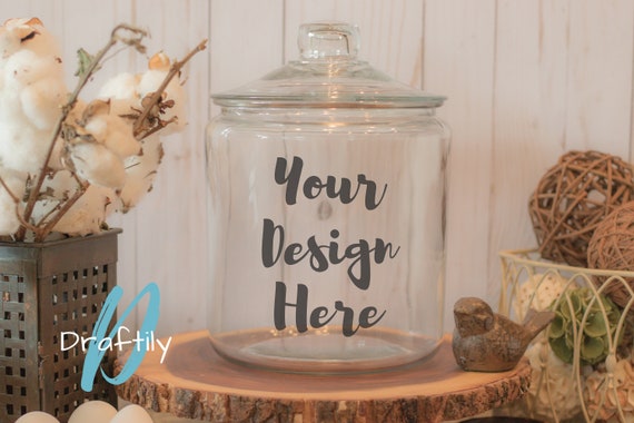 Glass Container Mockup Large Glass Canister Jar With Lid Glass Container Mockup Large Glass Canister Jar With Lid