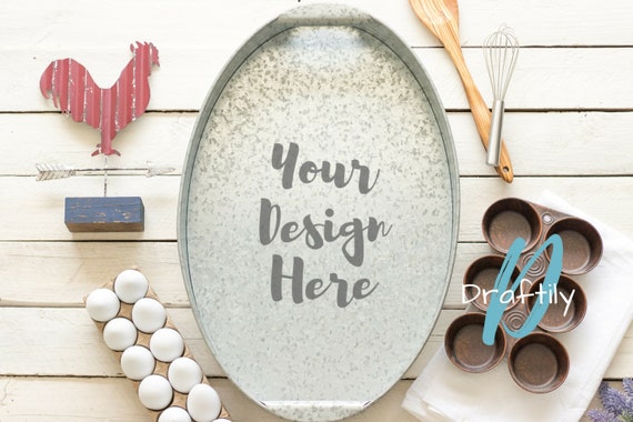 Large Galvanized Oval Serving Tray Mockup Better Homes And Large Galvanized Oval Serving Tray Mockup Better Homes And