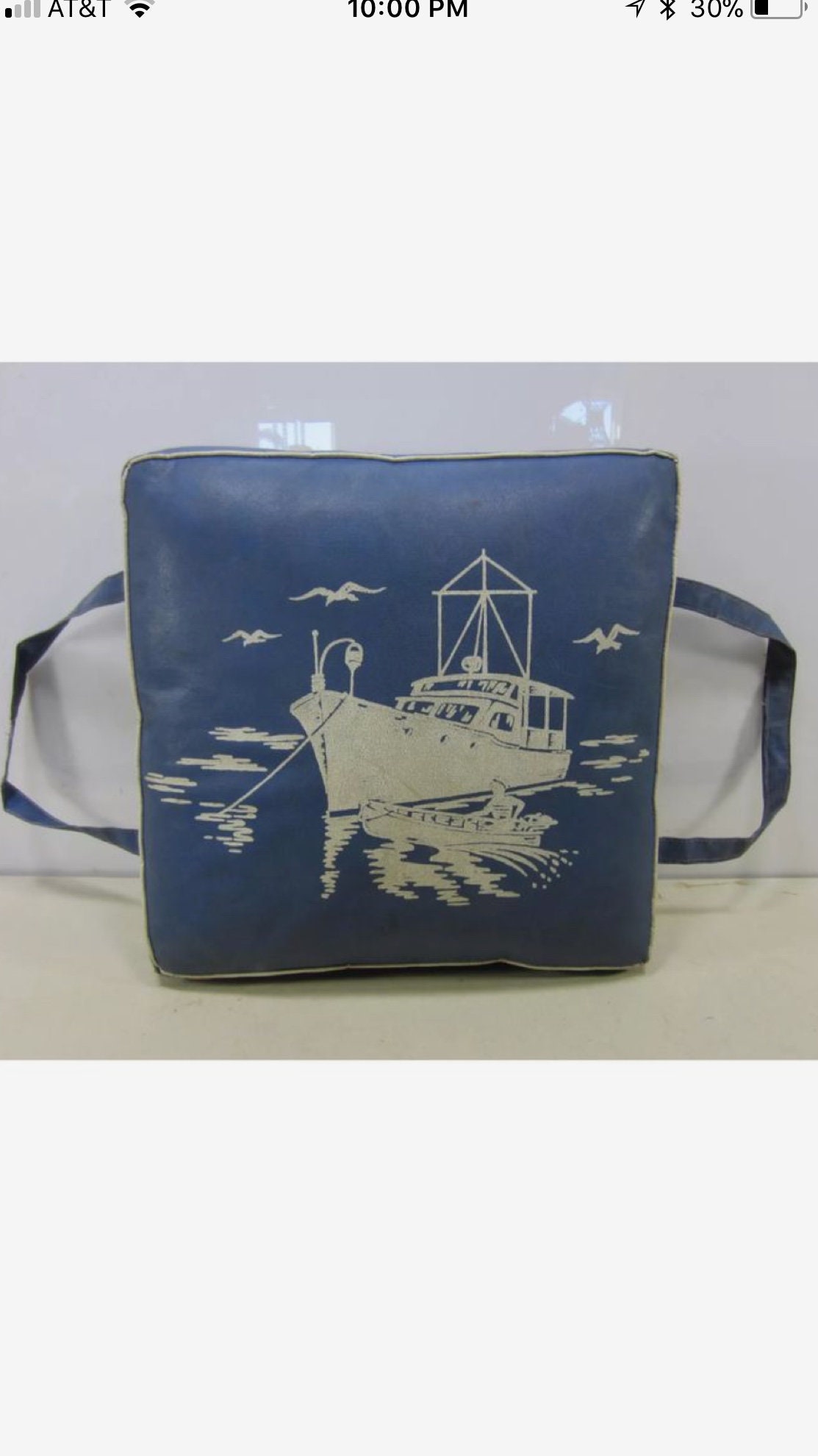 Vintage Boat Cushion Etsy