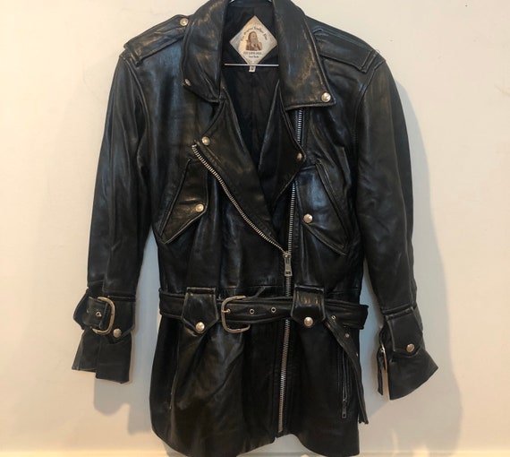 Oversized Leather Moto Jacket
