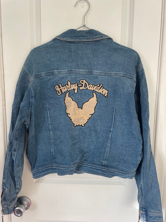 Women’s Harley Davidson Embroidered Denim Jacket