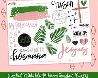 Risen Bible Journaling Printable