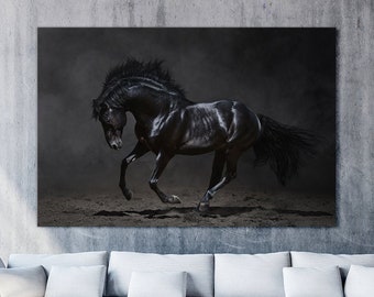 Horse Canvas Etsy
