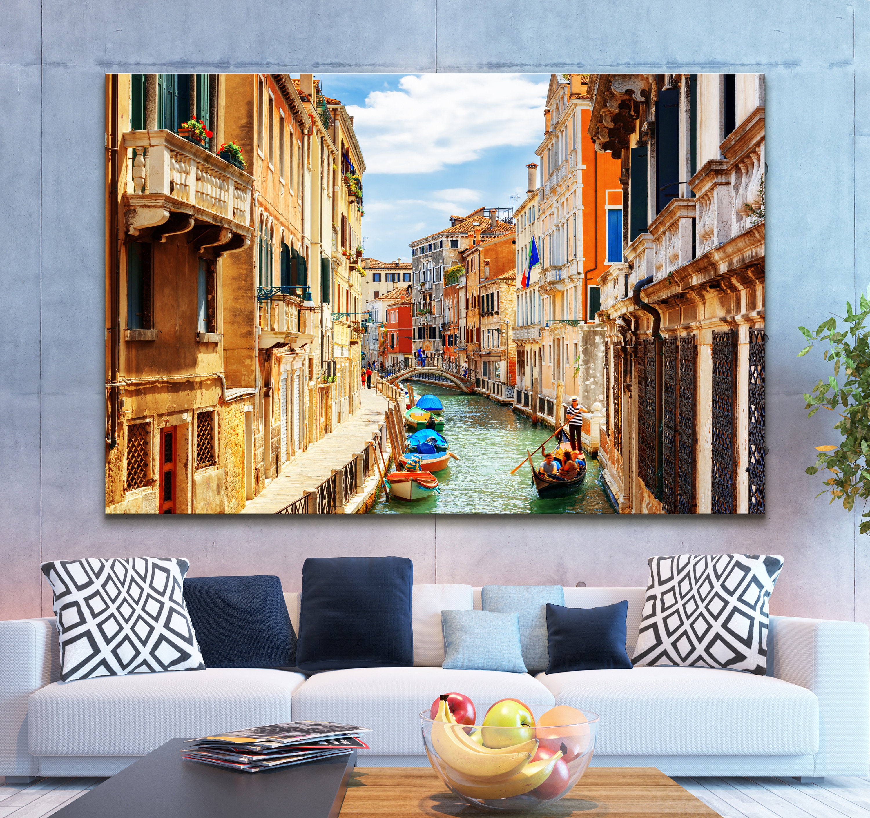 Venice Art Italy Wall Art Venice Art Print Tourist | Etsy