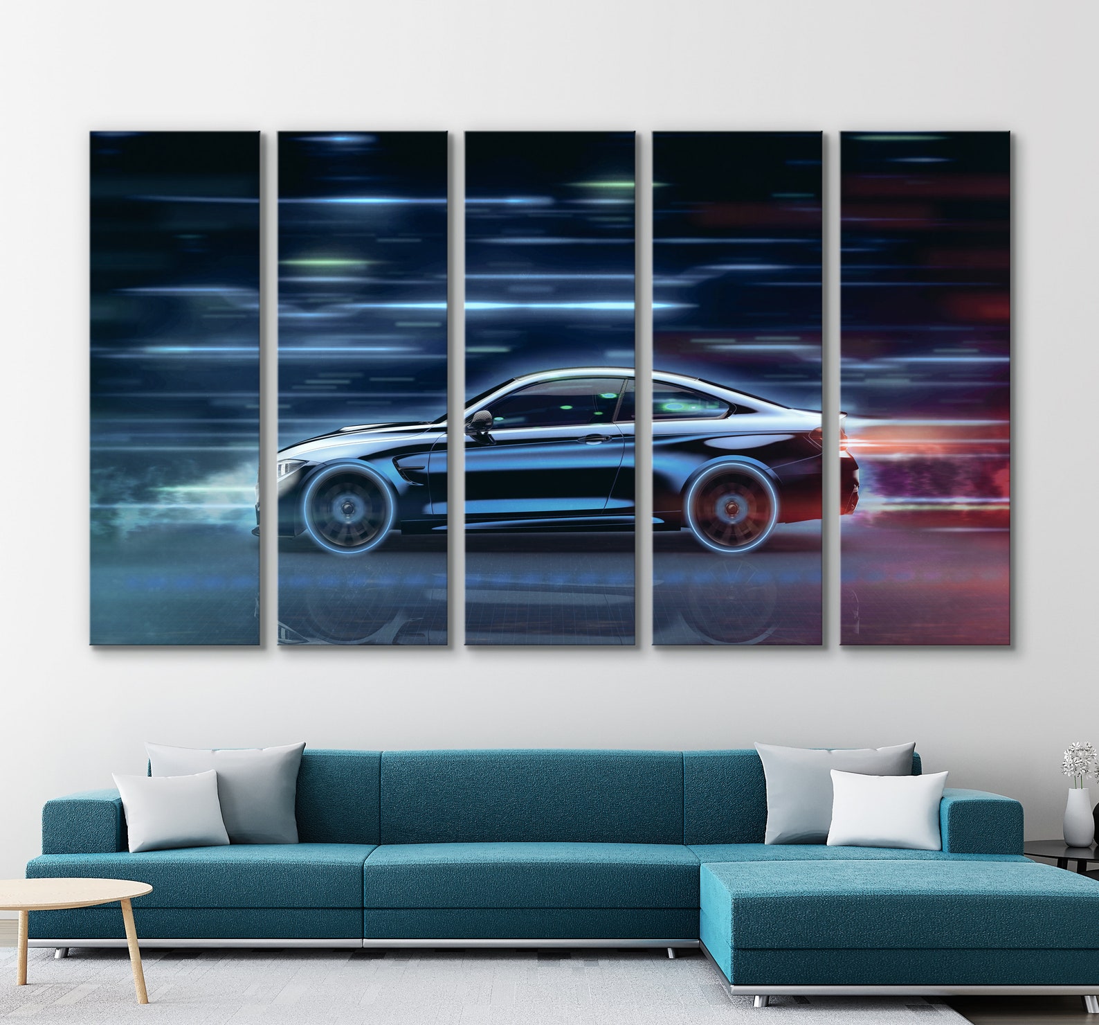 Sports Car Luxury Stylish Car Decor Framed Wall Art | Etsy