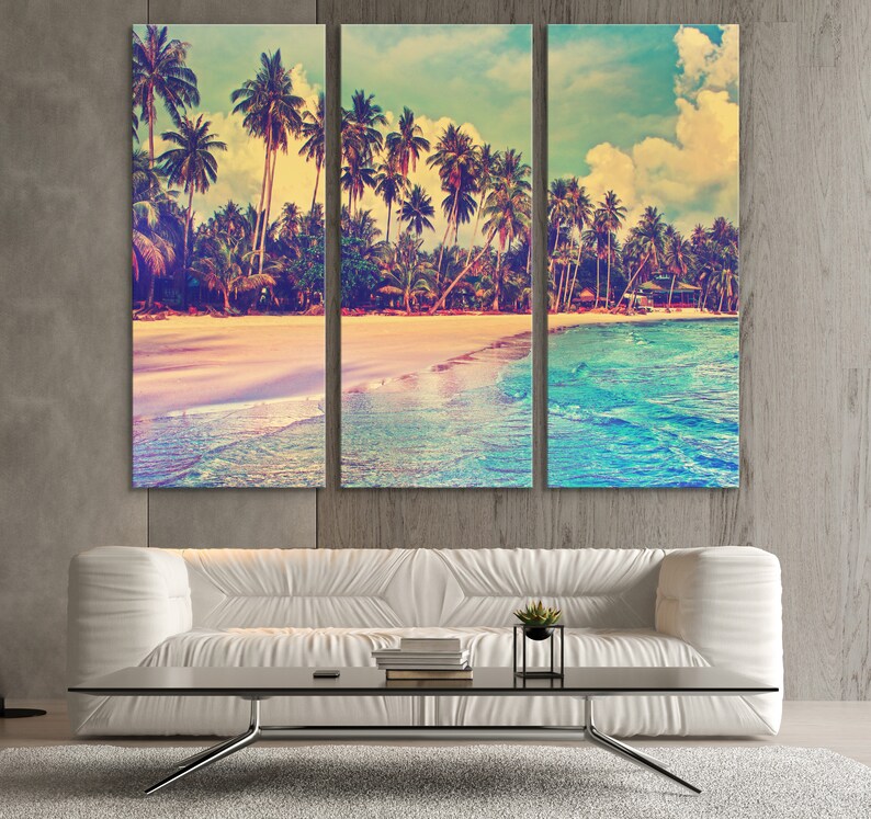 Paradise Nature Wall Art Tropical Beach Beach Wall Decor Etsy