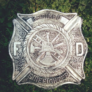 NEW!!!! Firemen&#39;s Garden Stepping Stone 3 Choices Member, Volunteer and Retired