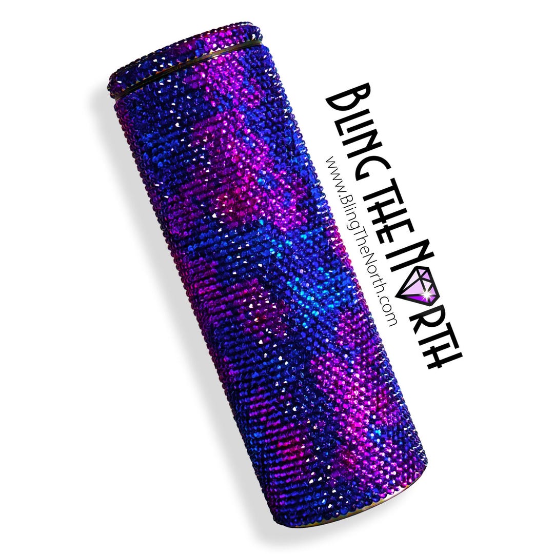 Galaxy Rhinestones DISTANT GALAXY Rhinestone Tumbler | 20oz Slurp Skinny Straight | Bling ...
