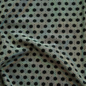 Honeycomb Hologram Stretch Fabric - Stretch Fabric Prints - Stretch Fabric By The Yard