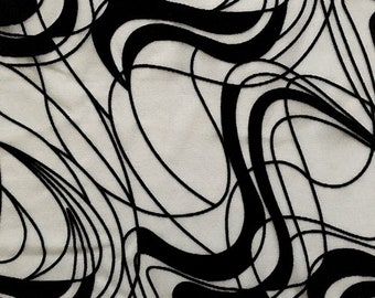 Mesh Fabric By The Yard - New Wave Mesh - Flocked Mesh Fabric By The Yard - Stretch Mesh Fabric - Buy Fabric Online