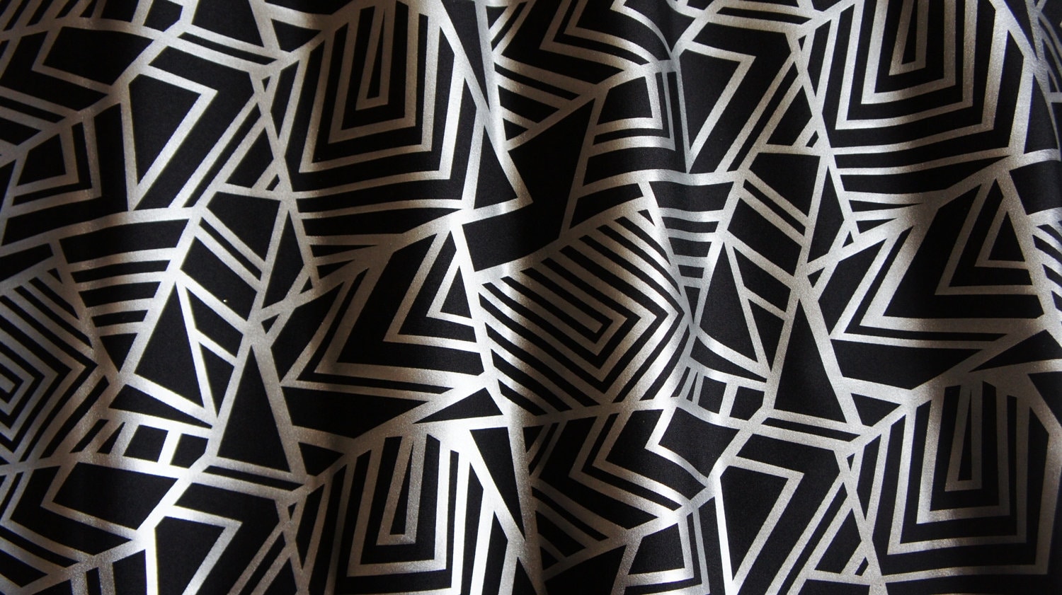 Grogram Cloth Geometric Hologram Stretch Fabric - Multiple Colors - Fabric by the ...