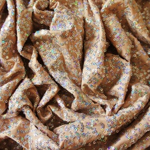 Gaga - Swirl Sequin Stretch Fabric - Multiple Colors - Sequin Fabric by the Yard - Stretch Sequin Fabric