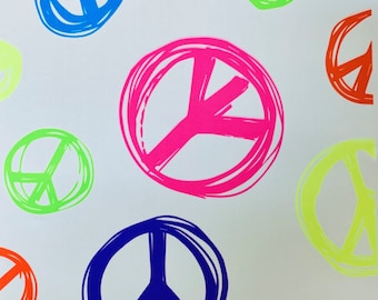 Tkaniny z nadrukiem cyfrowym Peace Fabrics - drukowane w USA - tkanina cięta na wymiar