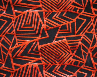 Geometric Hologram Stretch Fabric - Multiple Colors - Fabric By the Yard