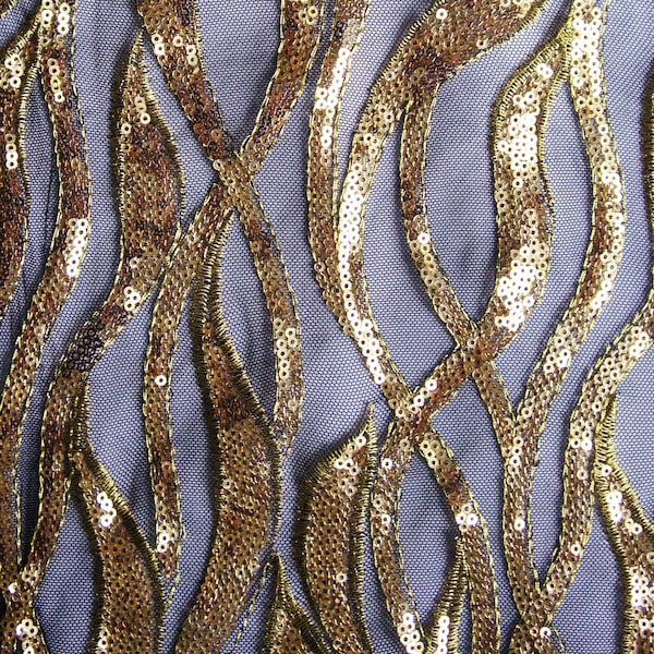 Admire - Sequin Mesh Fabric - Multiple Colors - Fabric by the Yard