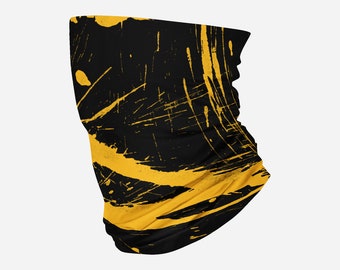 Download Yellow Neck Gaiter Etsy PSD Mockup Templates