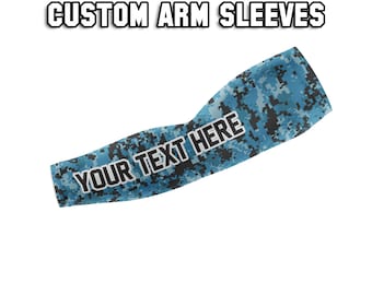 Custom Arm Sleeve, Personalized Arm Sleeve, Digital Camo Arm Sleeve, Compression Arm Sleeve, Adult and Youth sizes