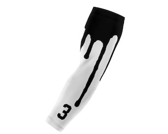 Custom Drip Arm Sleeve, Athletic Compression Sleeve, Youth and Adult Sizes
