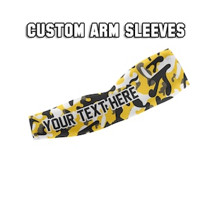 Custom Arm Sleeve, Personalized Arm Sleeve, Camo Arm Sleeve, Compression Arm Sleeve, Adult and Youth sizes