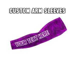 Custom Arm Sleeve, Personalized Arm Sleeve, Digital Camo Arm Sleeve, Compression Arm Sleeve, Adult and Youth sizes