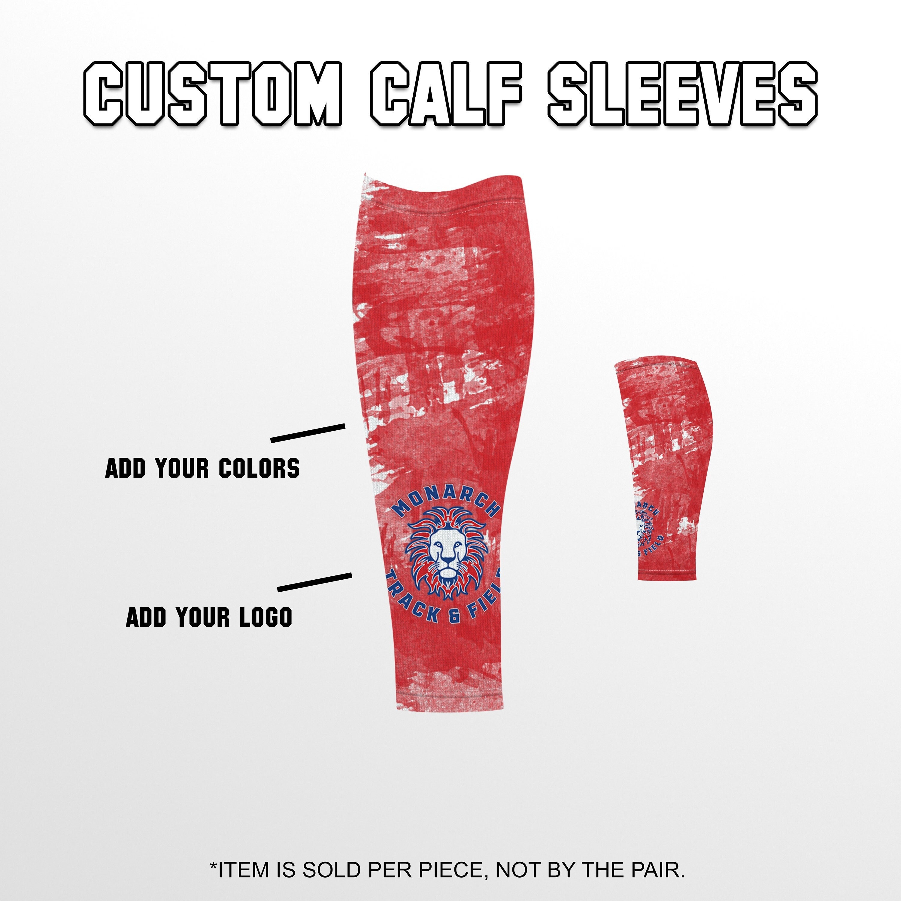 Custom Logo Calf Compression Sleeves Men Compression Football Leg