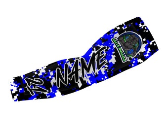 Manga de brazo de camuflaje digital, manga de brazo personalizada, equipo deportivo personalizado, manga de camuflaje, tamaños para jóvenes y adultos, tarifas grupales disponibles