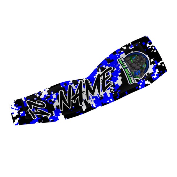 Digital Camo Arm Sleeve, Custom Arm Sleeve, Personalized Sports Gear, Camouflage Sleeve, Youth and Adult Sizes, Group Rates Available
