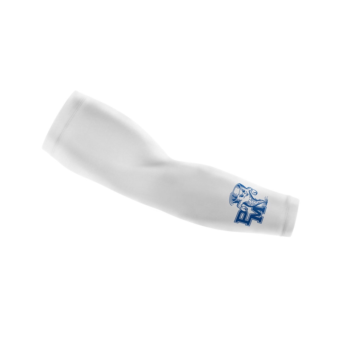 White Custom Logo Sleeve, White Arm Sleeve, Compression Arm Sleeve