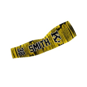 Striped Custom Arm Sleeve, Personalized Arm Sleeve, Compression Arm Sleeve, Adult and Youth sizes