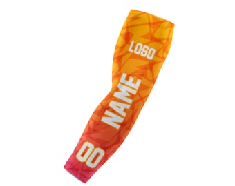Sunset Heat Arm Sleeve, Custom Printed, Personalized Arm Sleeve, Compression Arm Sleeve, Youth and Adult Sizes, Group Rates Available