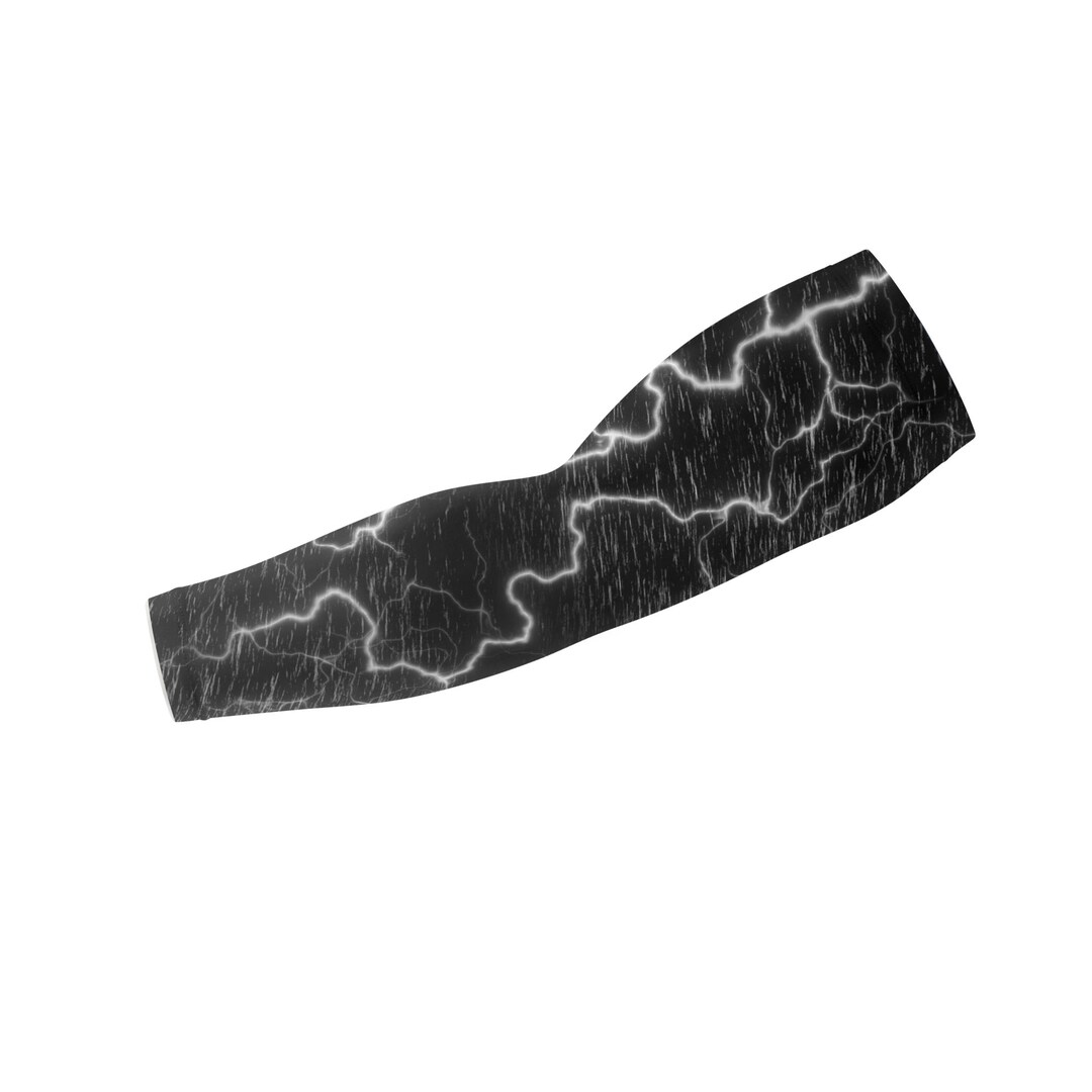 Lightning Arm Sleeve, Lightning Compression Sleeve, Available in Black