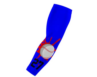 Home Run Arm Sleeve, Custom Baseball Sleeve, Athletic Compression Sleeve, Youth and Adult Sizes