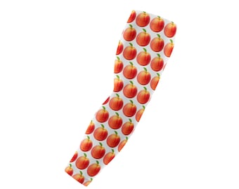 Custom Peach Sleeve, Peach Patterned Sleeve, Youth and Adult Sizes Available