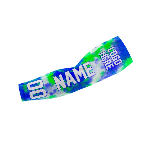 Tie Dye Arm Sleeve, Custom Arm Sleeve, Personalized Arm Sleeve, Compression Arm Sleeve, Adult and Youth Sizes Available, Bulk Discounts