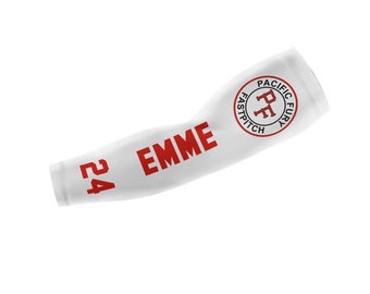Custom Arm Sleeve, Personalized Arm Sleeve, Compression Arm Sleeve, Youth and Adult Sizes, Group Rates Available