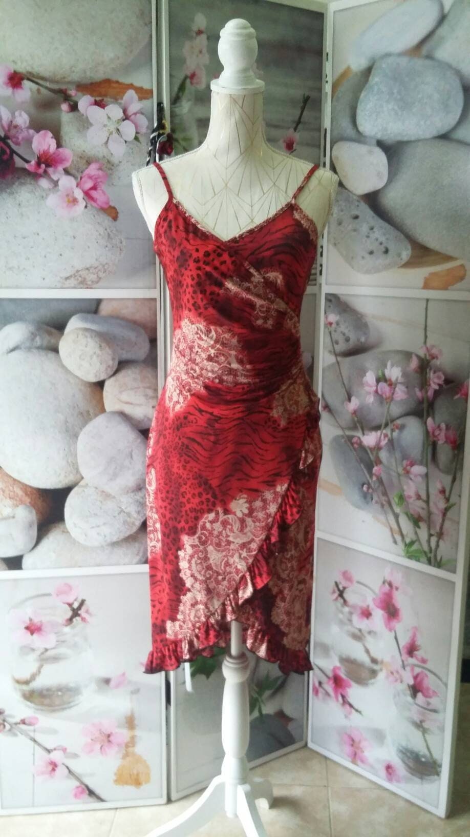 red leopard print dress uk