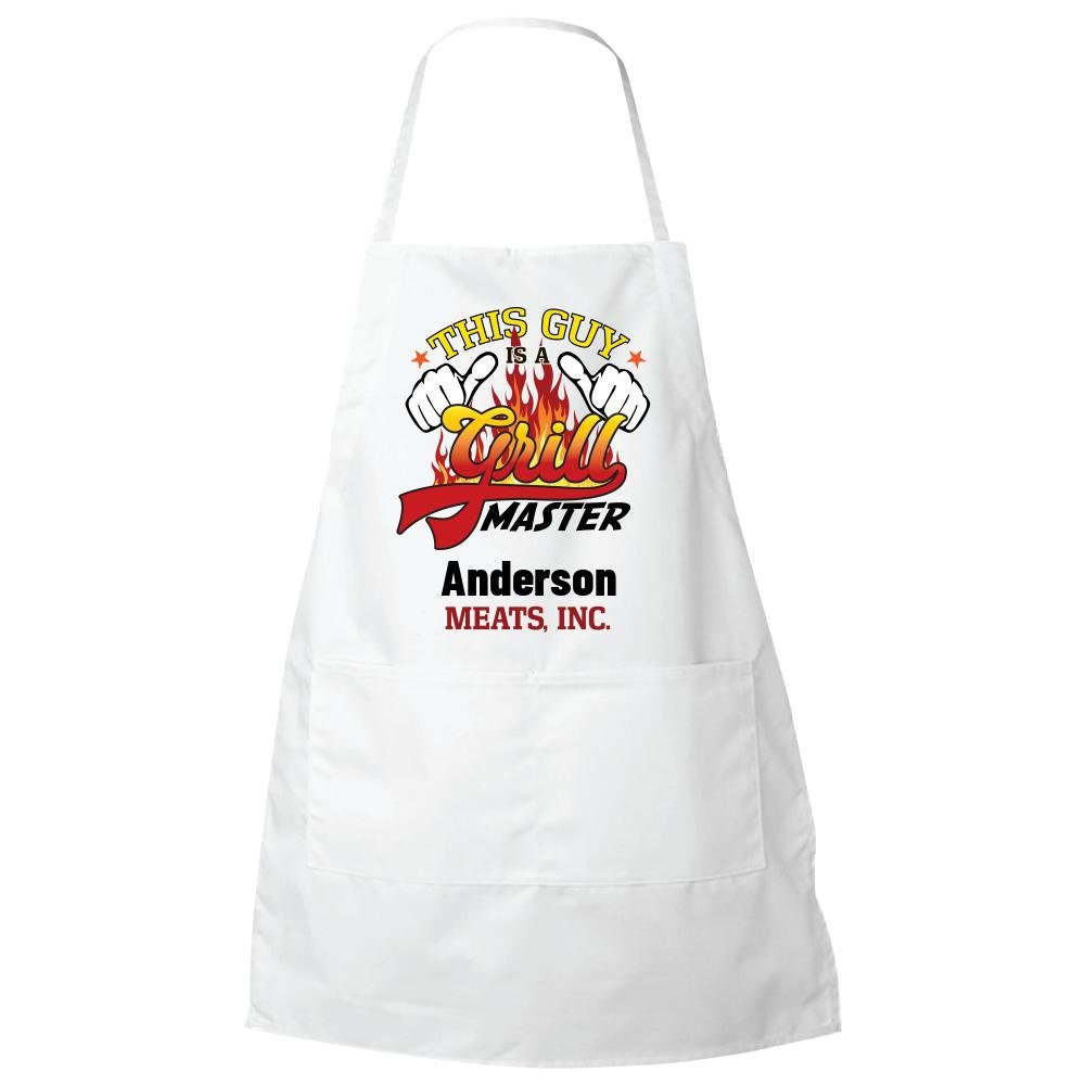 Grill Master Apron Etsy