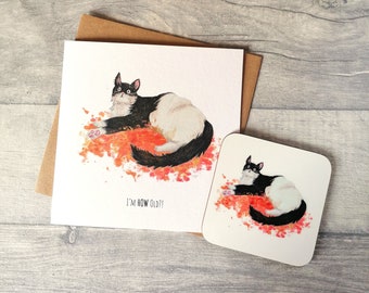 I'm How Old?! - Card and Coaster set