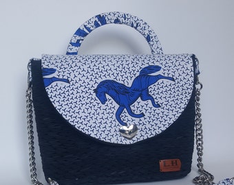 ankara bag,ankara crochet bag ,ankara handmade bag,africa fabric
